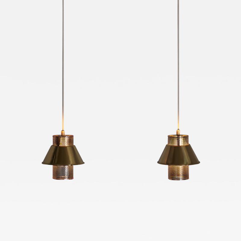 Hans Agne Jakobsson Model T766 Pendant Lamps by Hans Agne Jakobsson for AB Markaryd Sweden 1970s