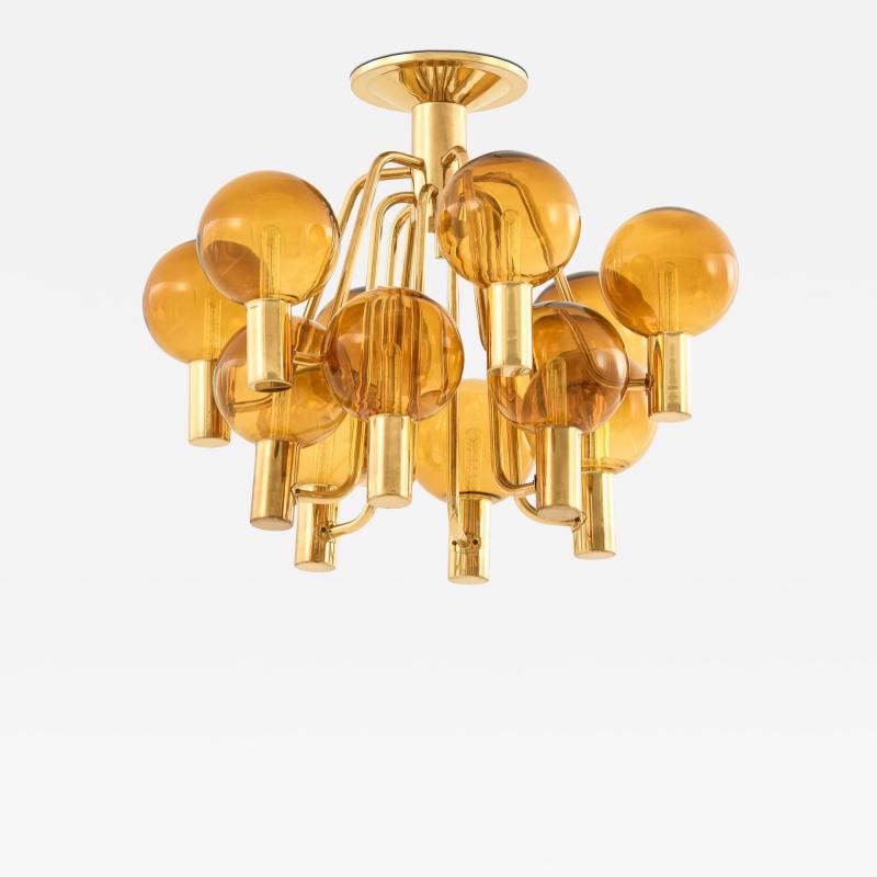 Hans Agne Jakobsson Rare Ceiling Lamp by Hans agne Jakobsson 1960s