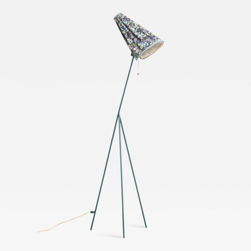 Hans Bergstr m Floor Lamp Model 569 Produced by Atelj Lyktan