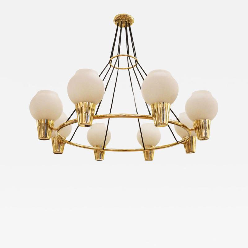 Hans Bergstr m Hans Bergstrom Chandelier for Ystad Sweden 1940s