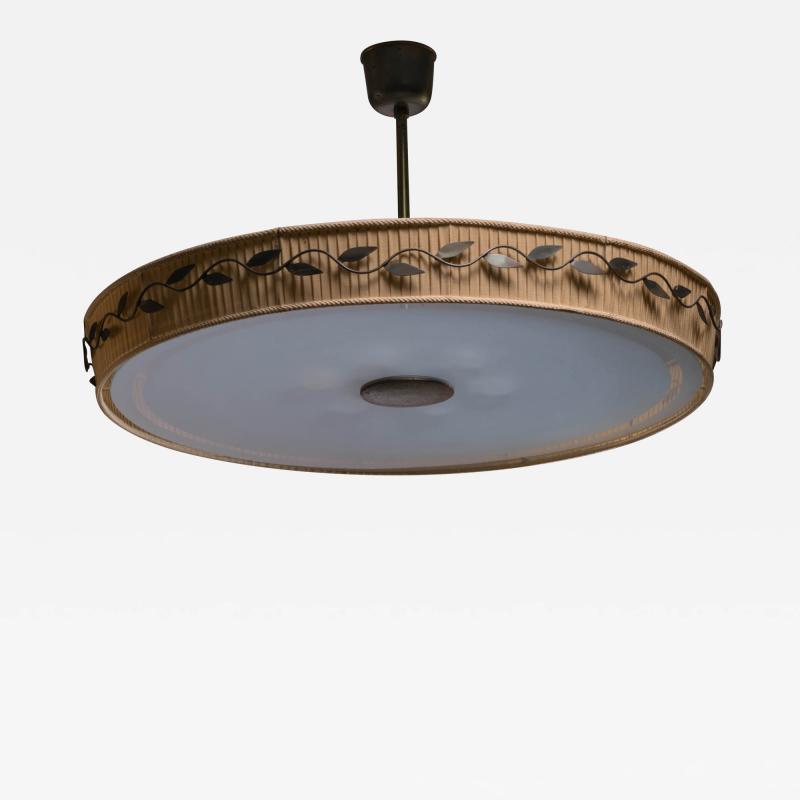 Hans Bergstr m Hans Bergstrom large pendant lamp