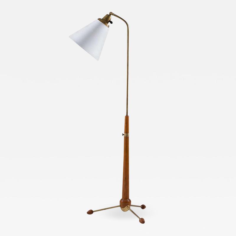 Hans Bergstr m Midcentury Floor Lamp by Hans Bergstr m for Atelj Lyktan 1940s Sweden