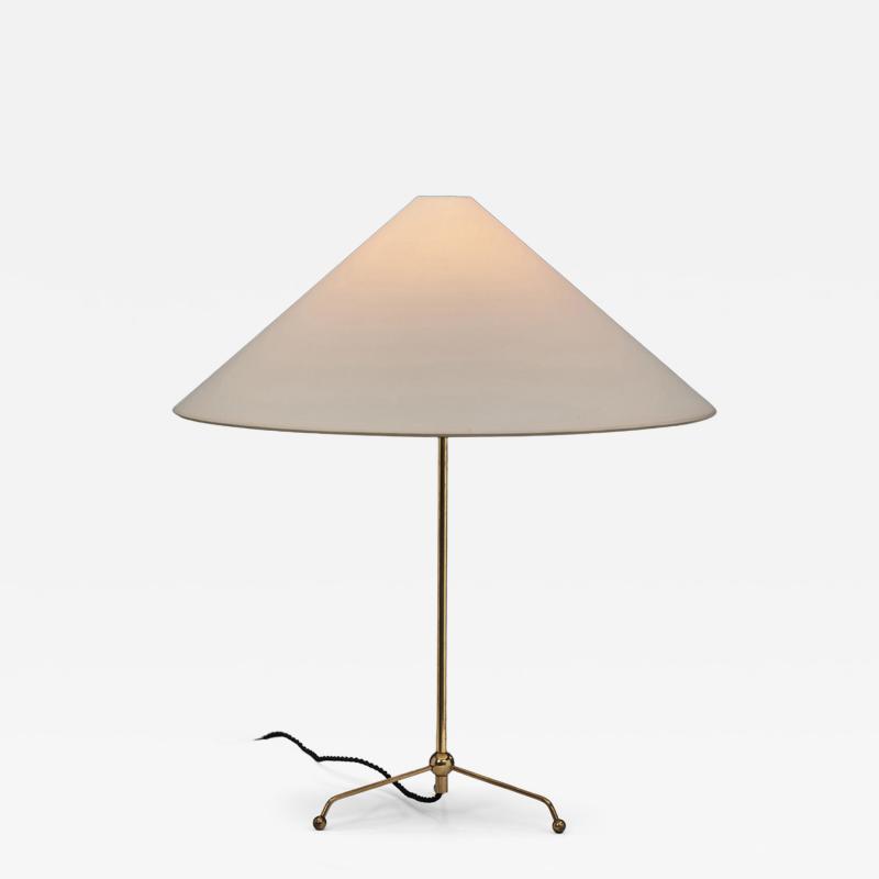 Hans Bergstr m Model A 6265 Brass Table Lamp by Hans Bergstr m Attr for ASEA Sweden 1950s