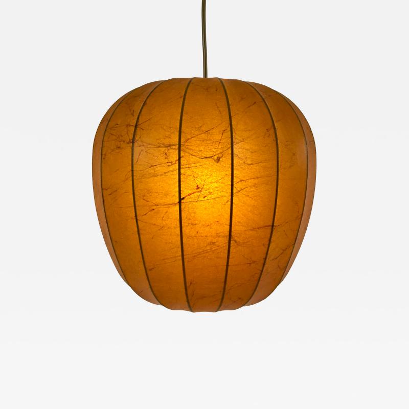 Hans Bergstr m Rare Mid Century Modern Cocoon Pendant Lamp or Hanging Light Sweden 1960s