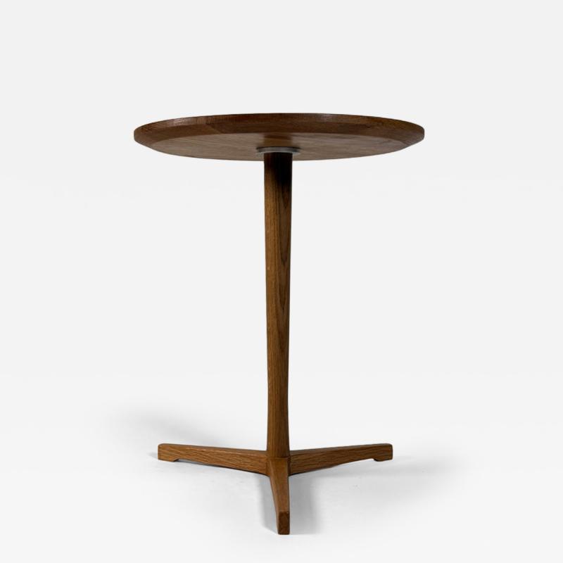 Hans C Andersen Mid Century Modern Lollipop Side Table in the Style of Hans C Andersen
