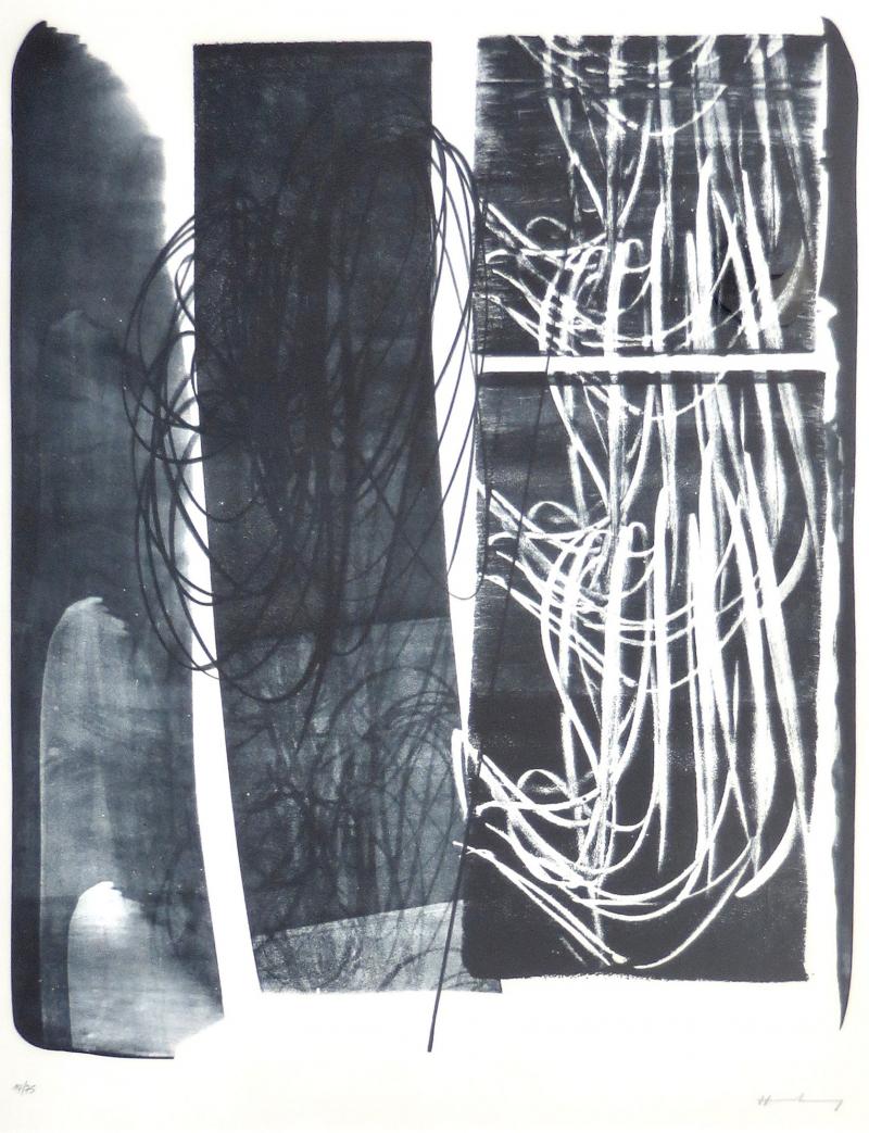 Hans Hartung Lithograph Edited by Galerie de France