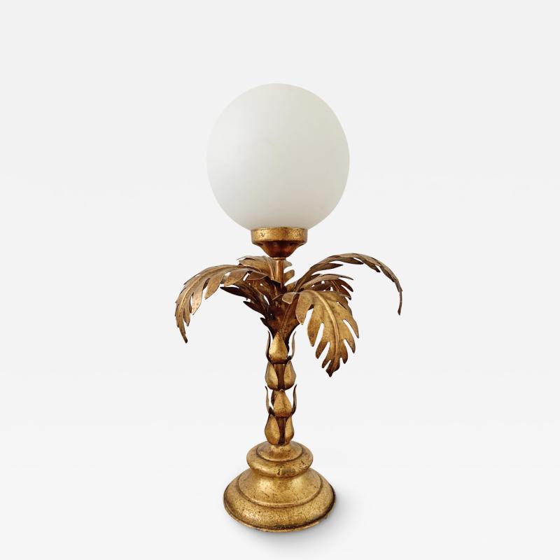 Hans K gl Hans Kogl Gilt Palm Globe Table Lamp