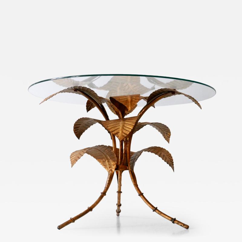 Hans K gl Mid Century Modern Amazing Palm Leaves Coffee Table by Hans K gl Germany 1970s