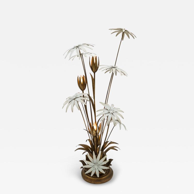 Hans K gl Vintage German Sculptural Floral Floor Lamp By Hans K gl