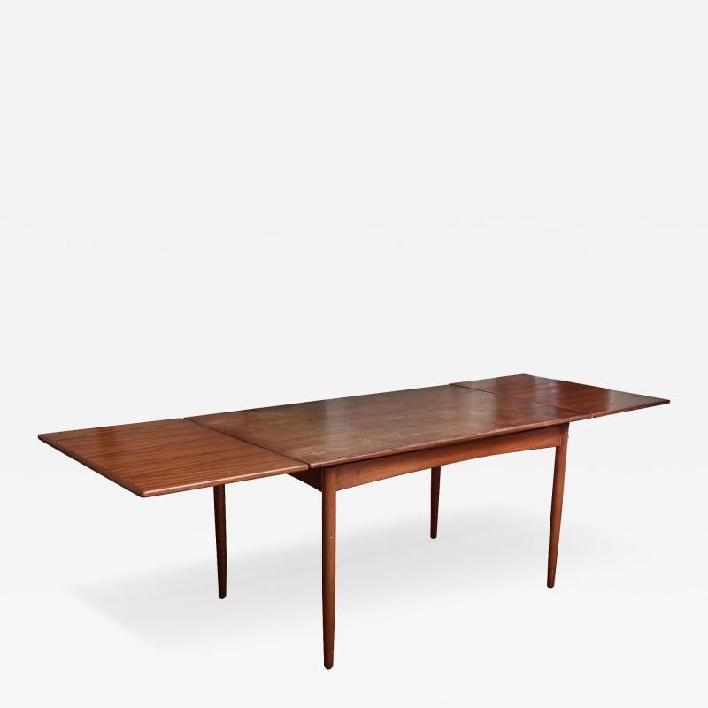 Hans Wegner 1960s Hans J Wegner AT 316 Extension Dining Table in Teak