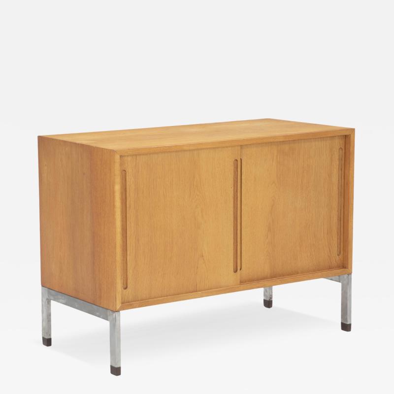Hans Wegner 1960s Hans J Wegner oak steel sideboard