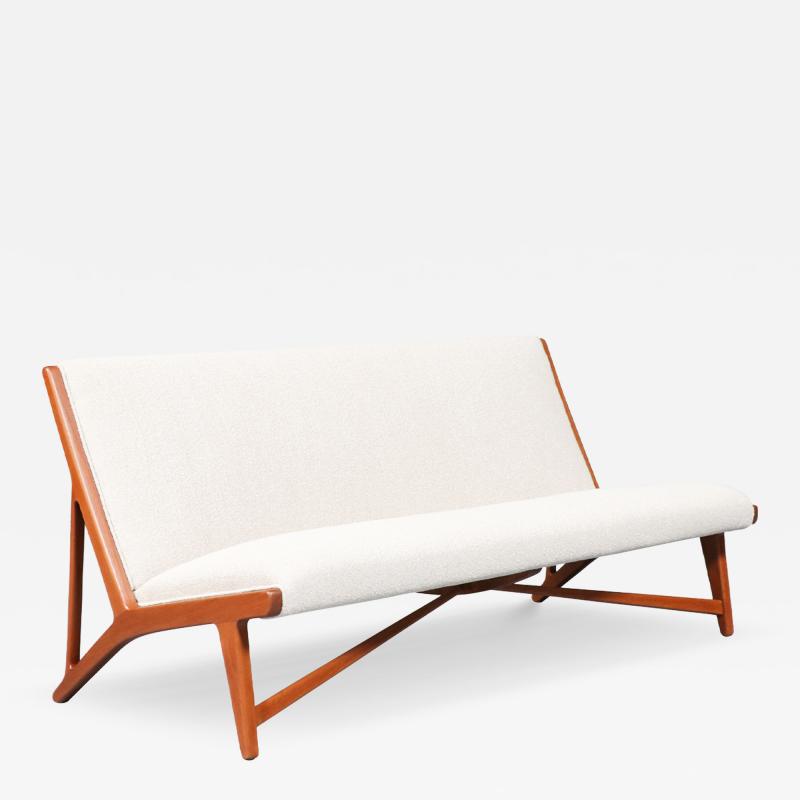 Hans Wegner Early Hans J Wegner JH 555 Teak Sofa for Johannes Hansen