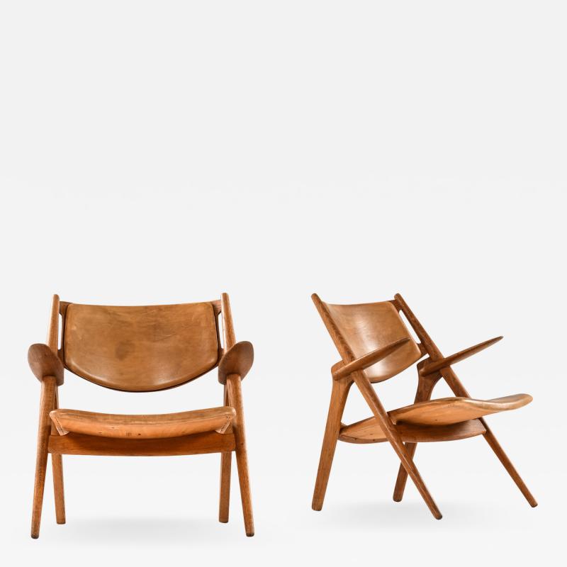 Hans Wegner Easy Chairs Model CH 28 Produced by Carl Hansen S n