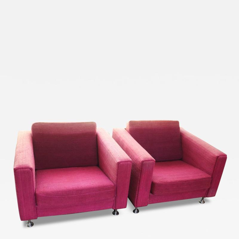 Hans Wegner Fabulous Pair Hans Wegner Model GE 300 1 Lounge Chairs Getama Gedsted Denmark