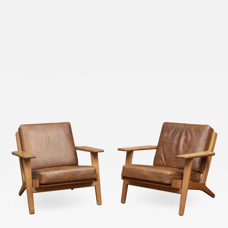 Hans Wegner Hans J Wegner Lounge Chairs for Getama Model 290