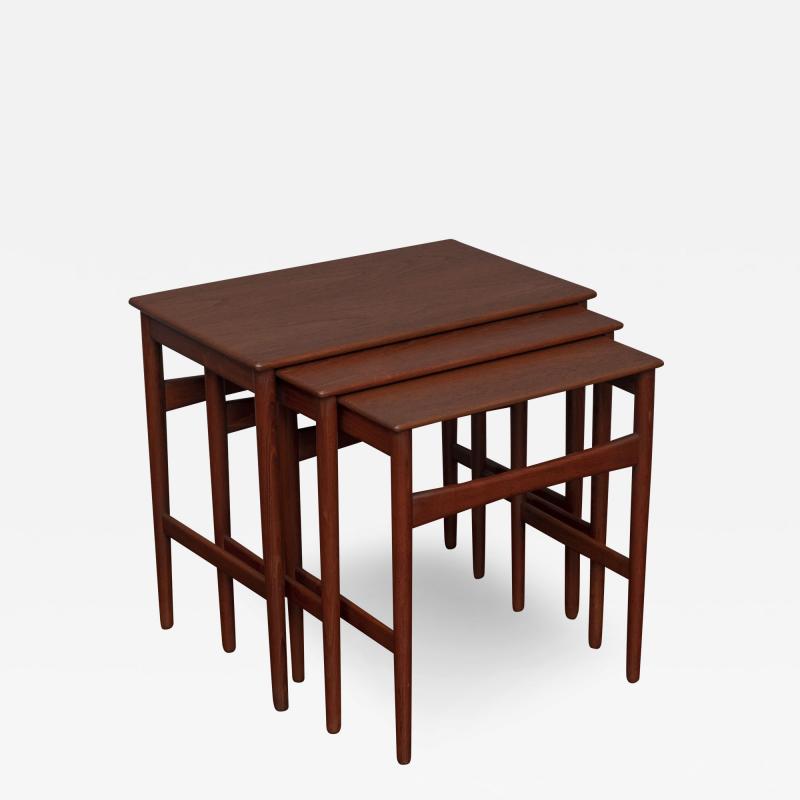 Hans Wegner Hans J Wegner Nesting Tables for Andreas Tuck