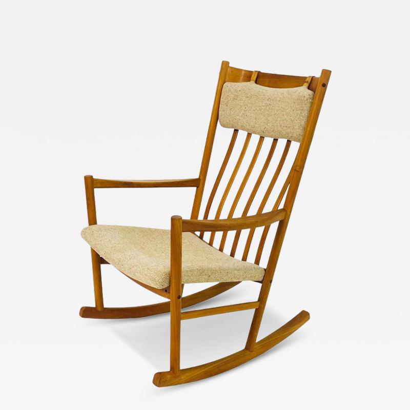 Hans Wegner Hans Wegner Danish Teak Rocking Chair for Tarm Stole 1960s