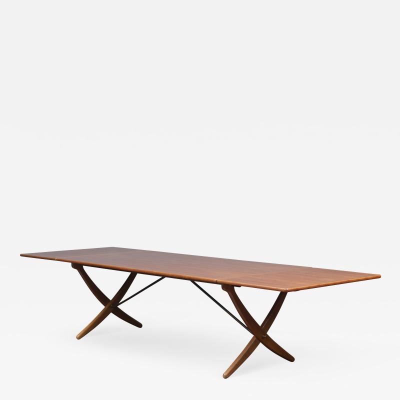 Hans Wegner Hans Wegner Drop Leaf Dining Table for Andreas Tuck Model AT 314