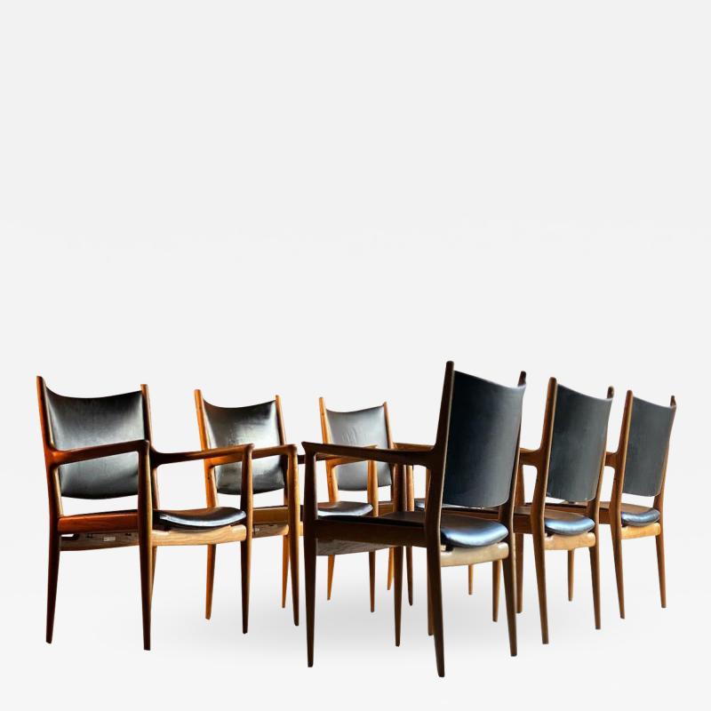 Hans Wegner Hans Wegner JH713 Lounge Chairs by Johannes Hansen Denmark 1957