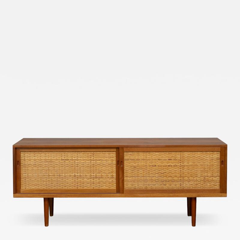 Hans Wegner Hans Wegner Oak and Rattan Credenza for RY Mobler