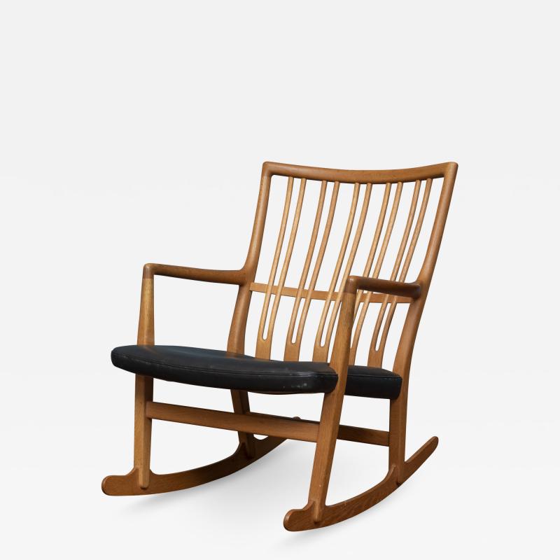 Hans Wegner Hans Wegner Rocking Chair ML 33 for Mikael Laursen