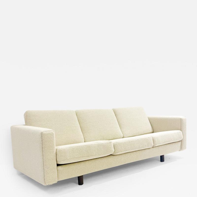 Hans Wegner Mid Century Modern White Three Seater Sofa by Hans Wegner