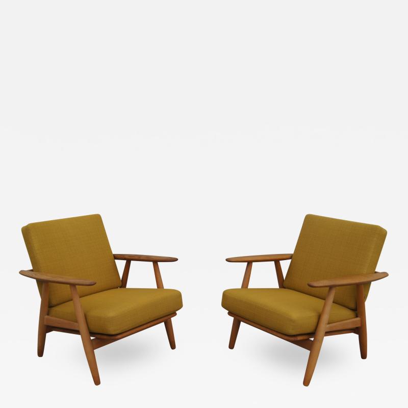 Hans Wegner Pair of GE240 Cigar Chairs by Hans Wegner for GETAMA