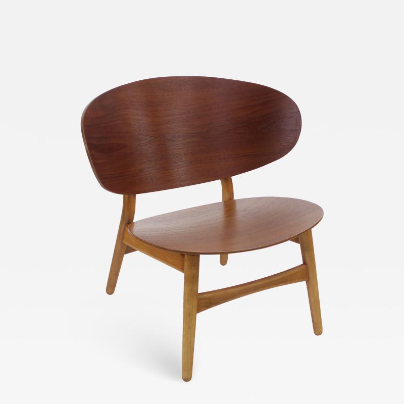 Hans Wegner Rare Danish Modern Teak Beech Chair Designed by Hans Wegner