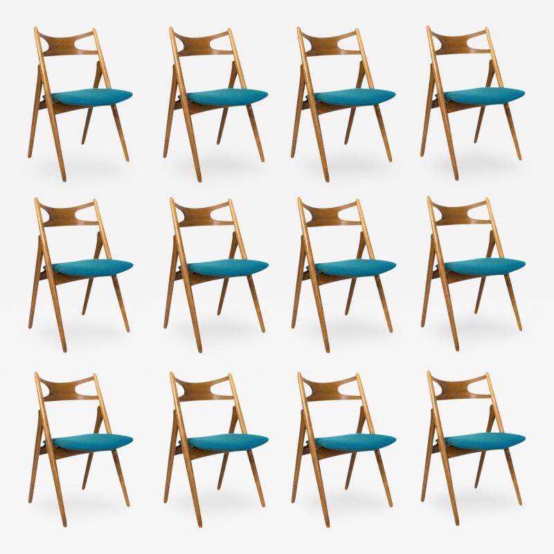 Hans Wegner Set of 12 Hans Wegner CH 29 Dining Chairs