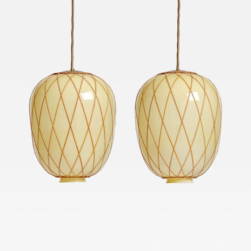 Harald Notini A pair of large ceiling lamps by Harald Notini