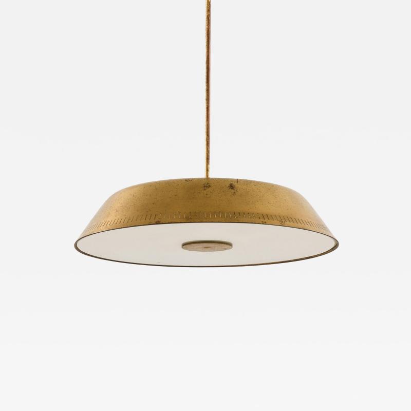 Harald Notini Ceiling Lamp Model nr 11326 in Brass by Harald Notini 1940s