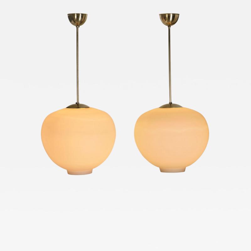 Harald Notini Pair of 11908 Lamps by Harald Notini Attr for B hlmarks Sweden 1950s