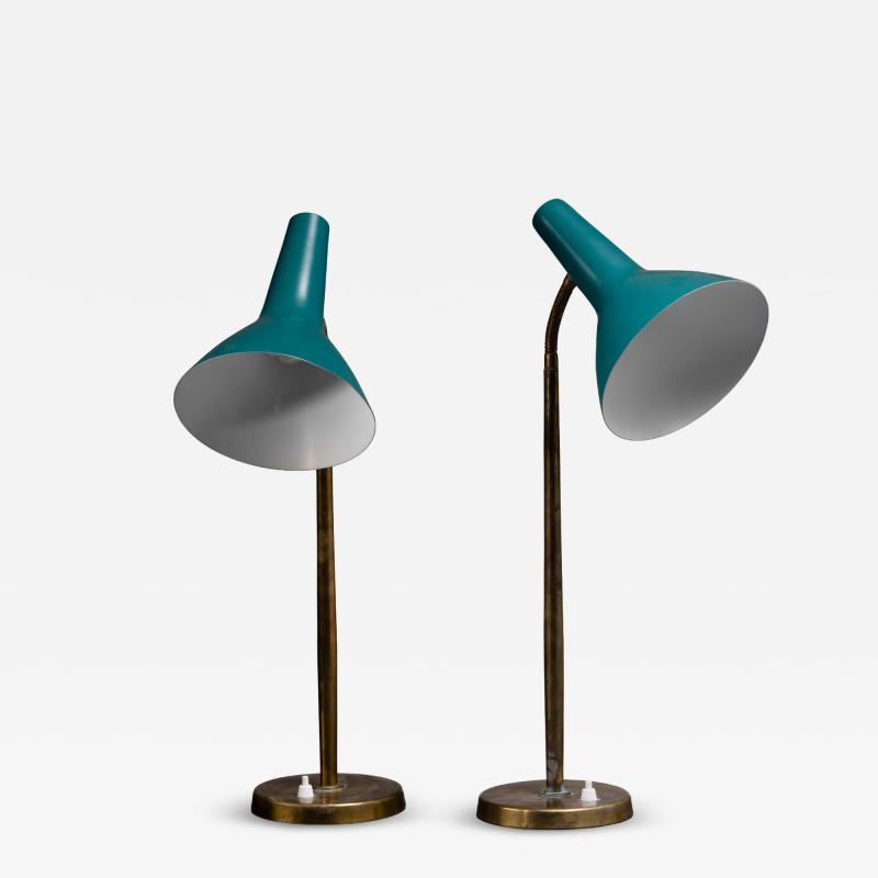 Harald Notini Pair of Harald Notini table lamps for B hlmarks