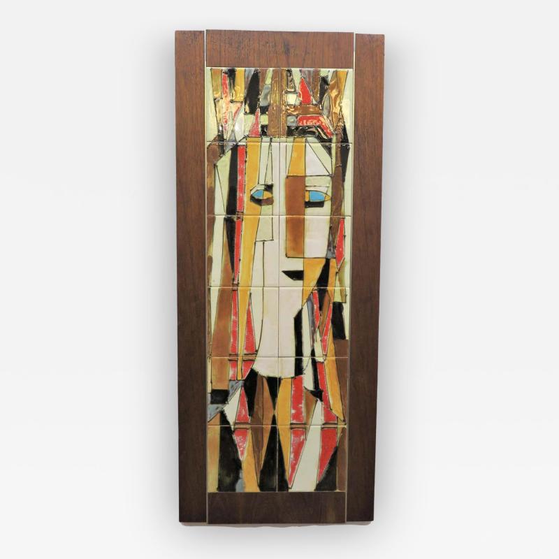 Harris Strong Mid Century Modern Harris Strong Tile Wall Art Panel