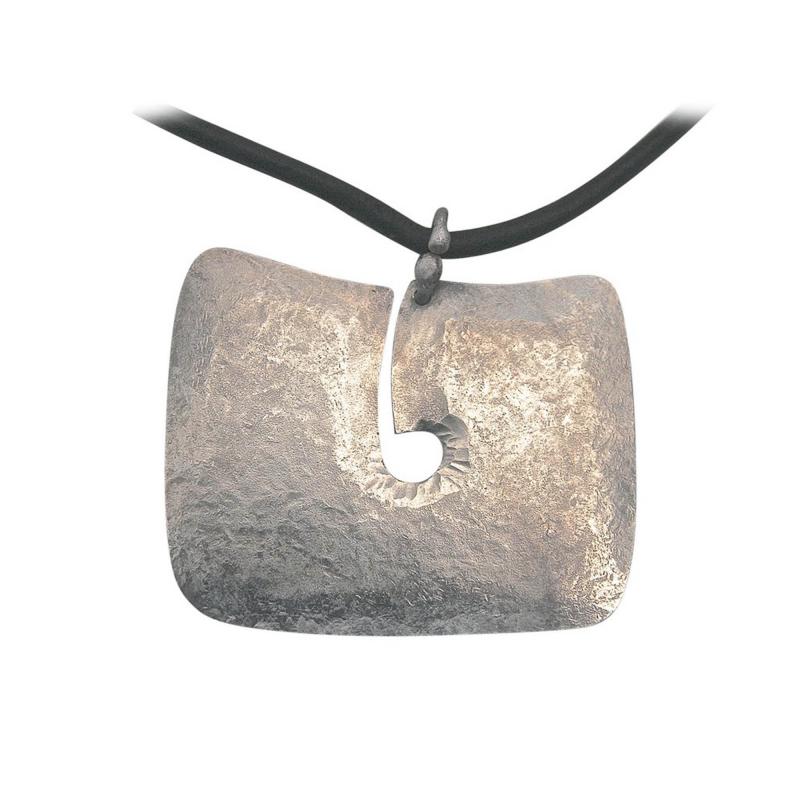 Harry Bertoia Bertoia Foundation Sterling Silver Gong Style Pendant Designed by Harry Bertoia