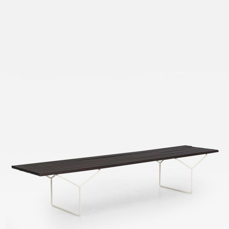 Harry Bertoia Harry Bertoia Early Solid Rosewood Slat Bench1951 First Year Production