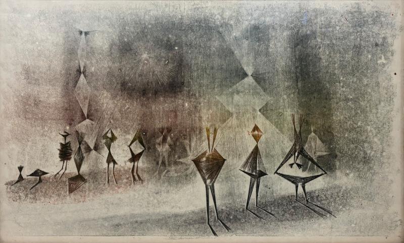 Harry Bertoia Harry Bertoia Mono Print 236