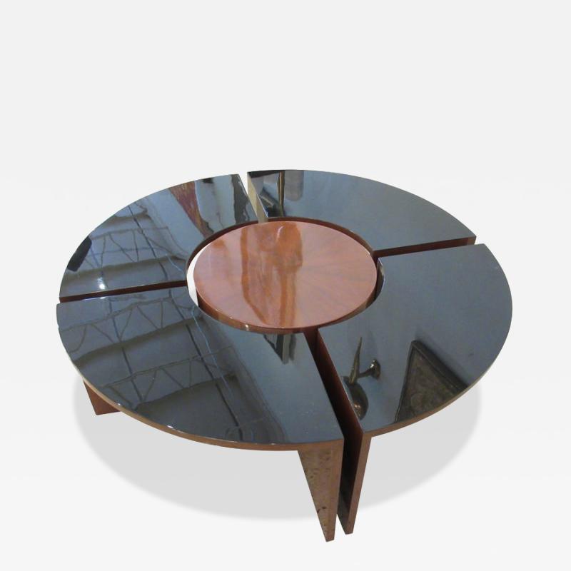 Harvey Probber American Modern Mahogany and Lacquer 5 Piece Prototype Low Table Harvey Probber