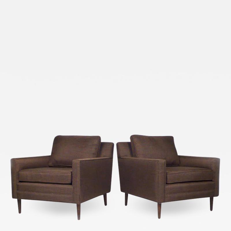 Harvey Probber Club Chairs by Harvey Probber