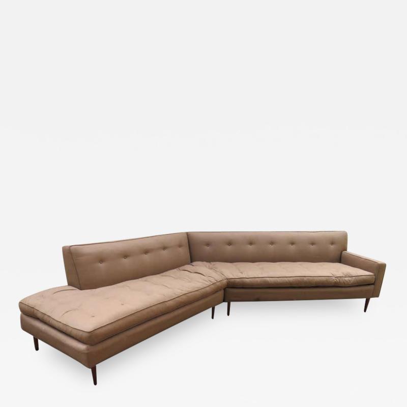 Harvey Probber Handsome Harvey Probber 2 Piece Nuclear Sert Sectional Sofa Mid Century Modern