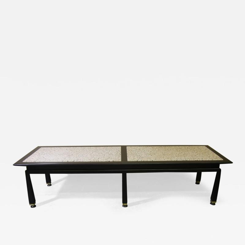 Harvey Probber Harvey Probber Asian Style Coffee Table With Terrazzo Inlays