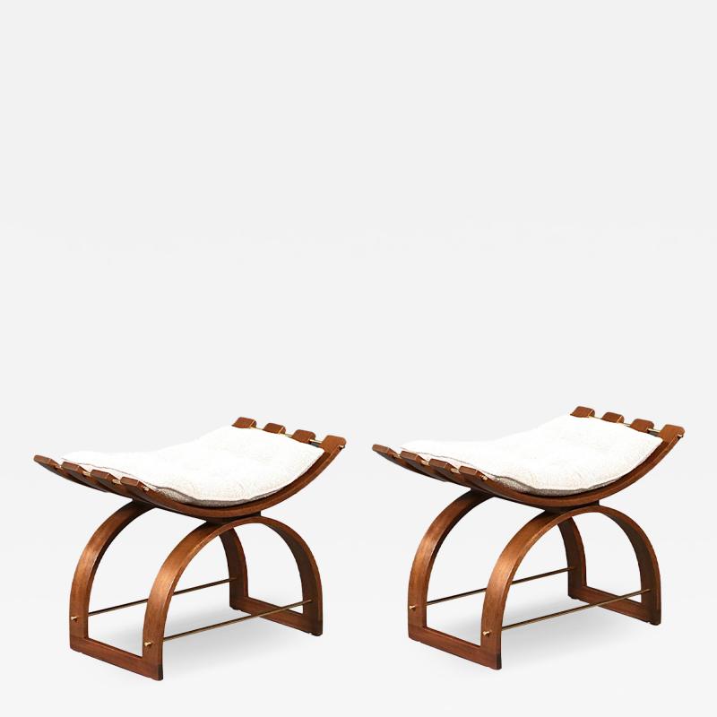 Harvey Probber Harvey Probber Knights Model 1173 Sculpted Benches