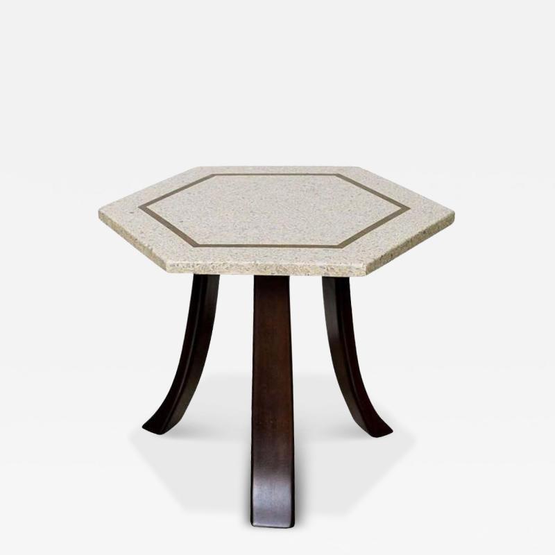 Harvey Probber Harvey Probber Terrazzo and Dark Walnut Table