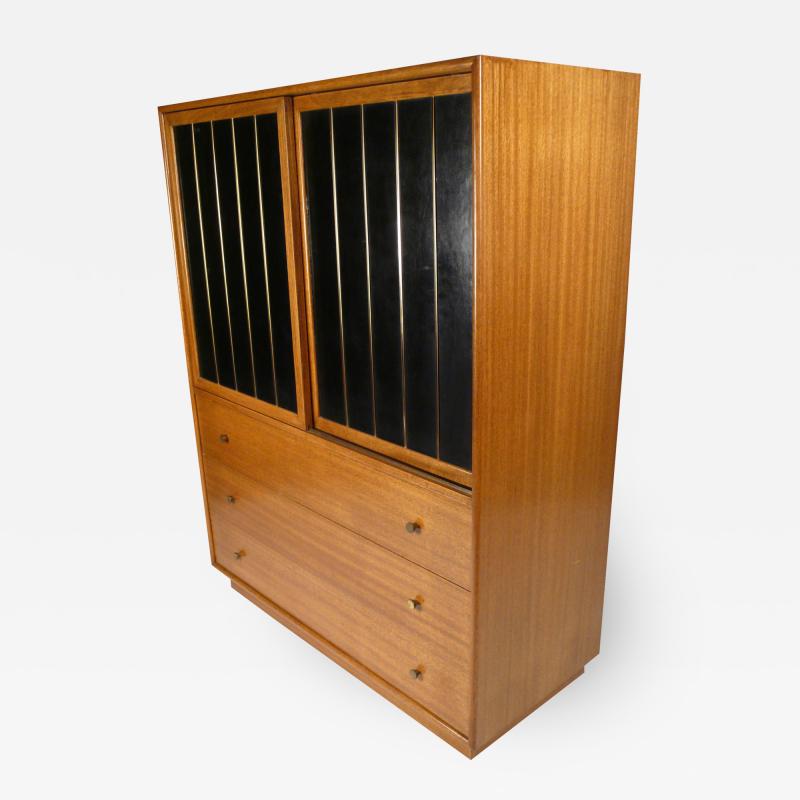 Harvey Probber Leather Faced Probber Cabinet