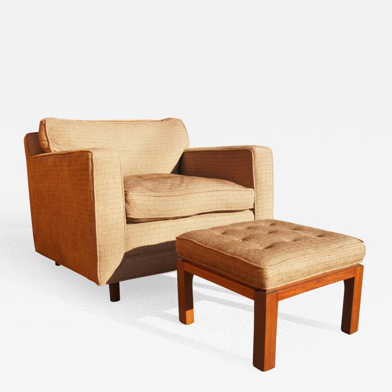 Harvey Probber Lounge and club chair and ottoman by Harvey Probber