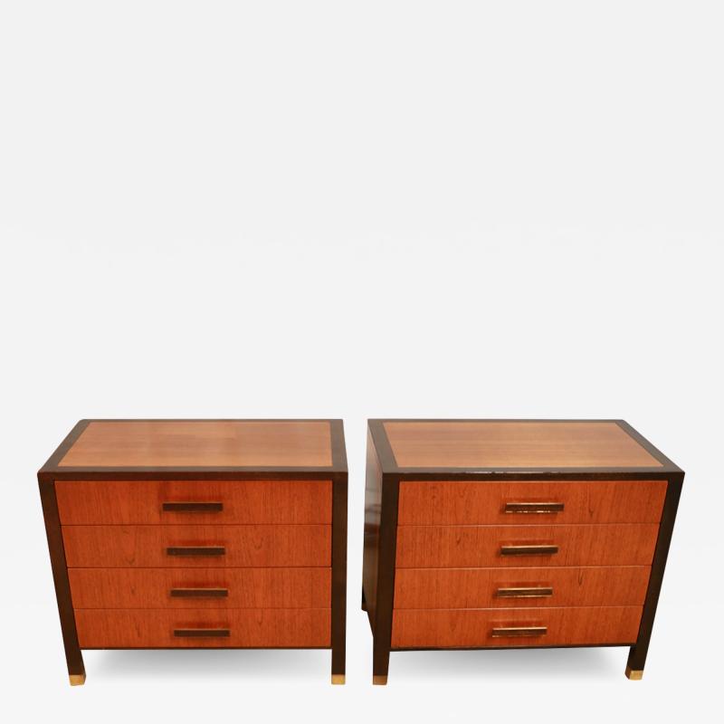 Harvey Probber Pair Mid Century Harvey Probber Nightstands End Tables