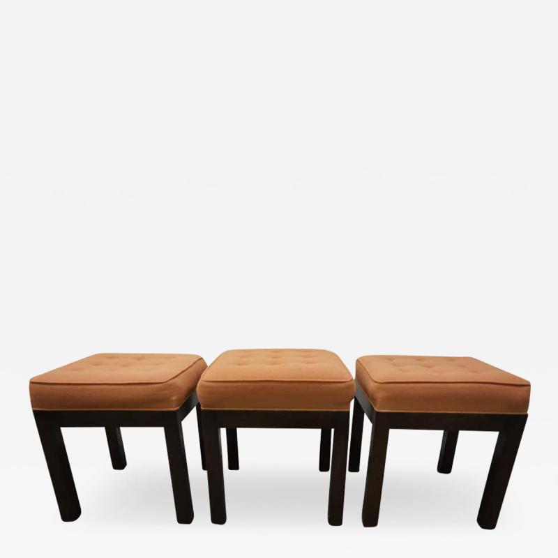 Harvey Probber Stylish Set of Three Harvey Probber Stool Bench Mid Century Modern