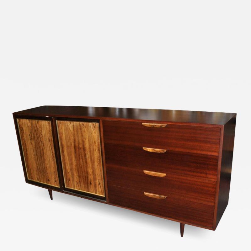 Harvey Probber Vintage Rosewood Mahogany Harvey Probber Credenza