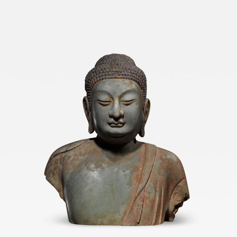 Head and Torso of Buddha Tang Dynasty