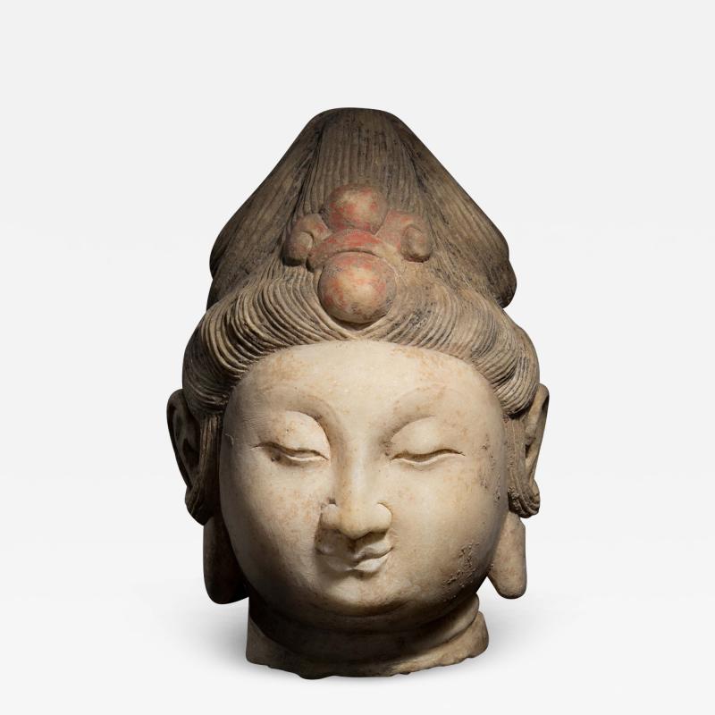 Head of Buddha Tang Dynasty